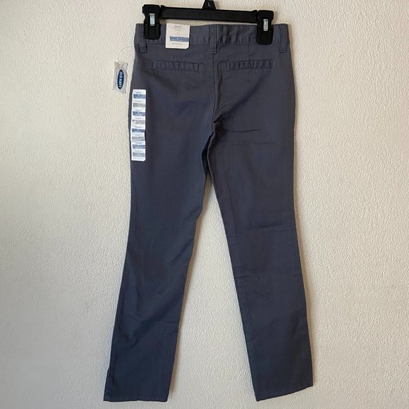 3/$30 Girls Old Navy Extensible Stretch Skinny Grey Jeans Size 7 NWT - Picture 2 of 3